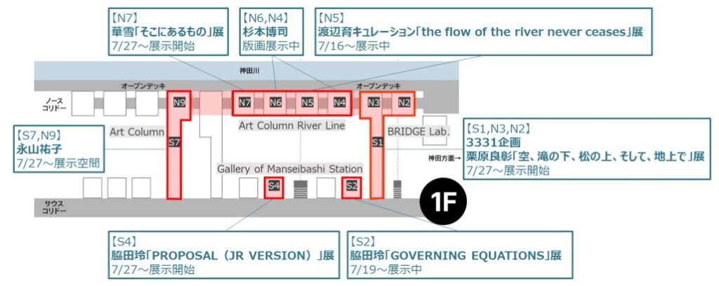 エキュート神田万世橋MAP