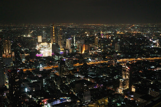大都会！バンコクの夜景
