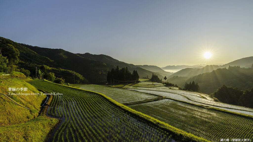 蔵川郷の棚田