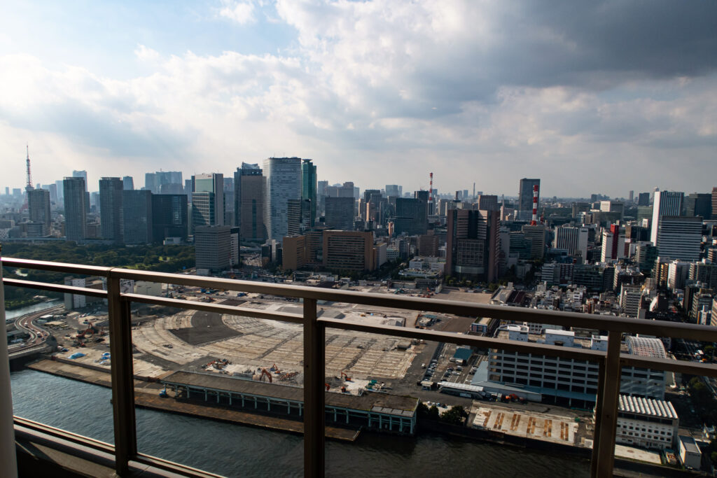 解体され更地となった築地場内市場