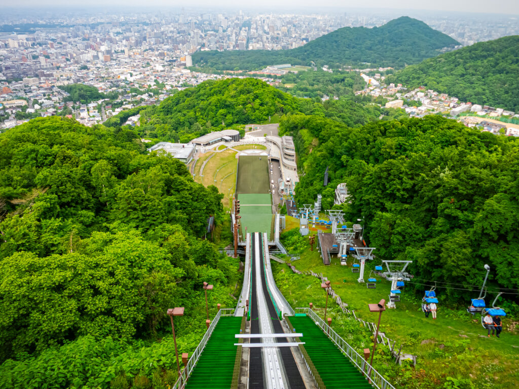 大倉山ジャンプ台～その先には大通公園も見える～