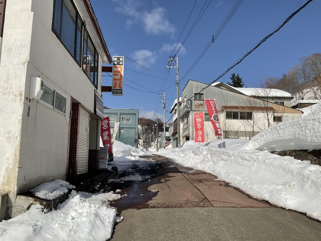 かつての繁華街の跡