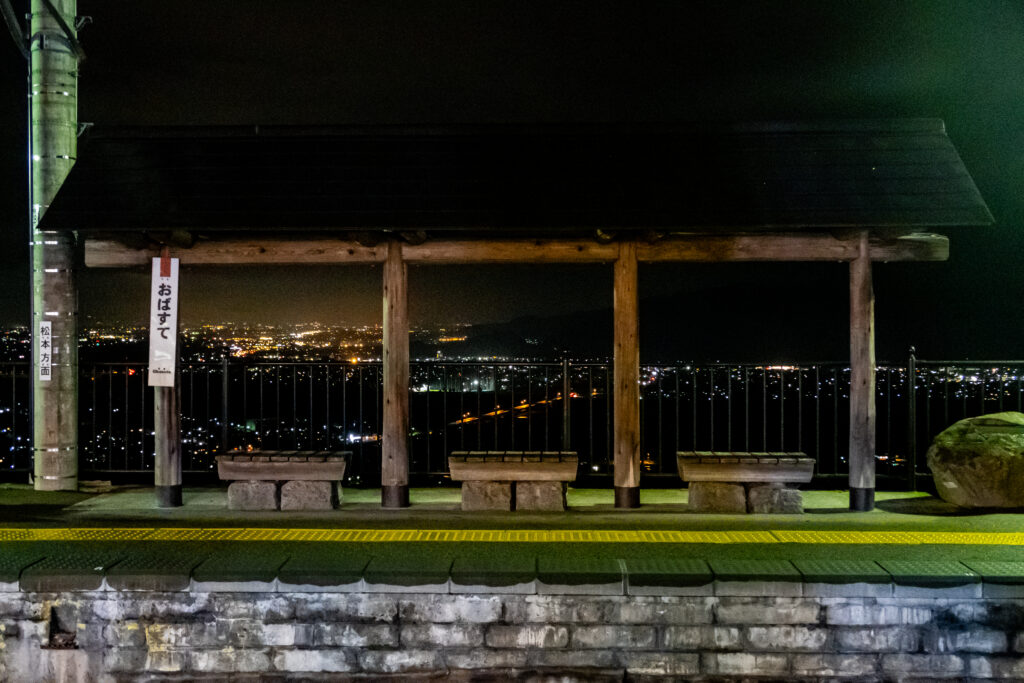 善光寺平の夜景