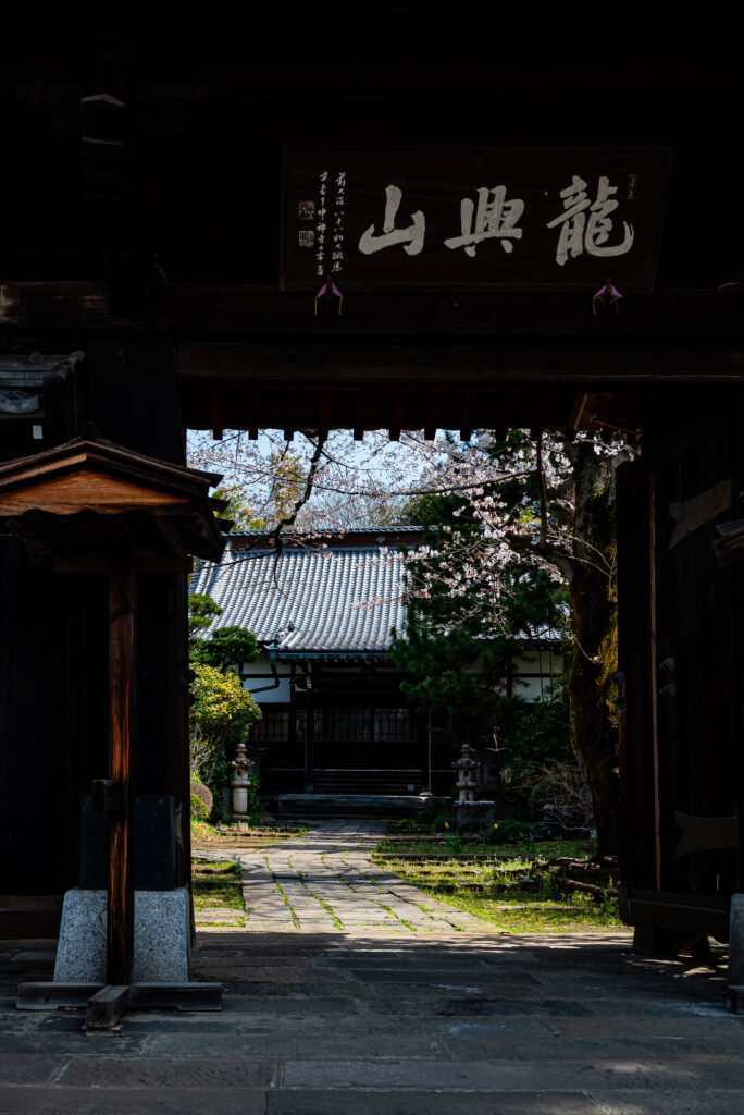 臨江寺、崖下の古刹