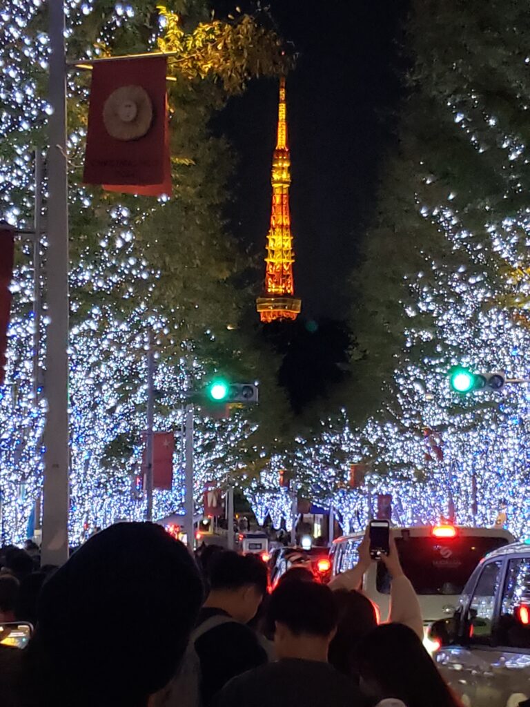 けやき坂と東京タワー