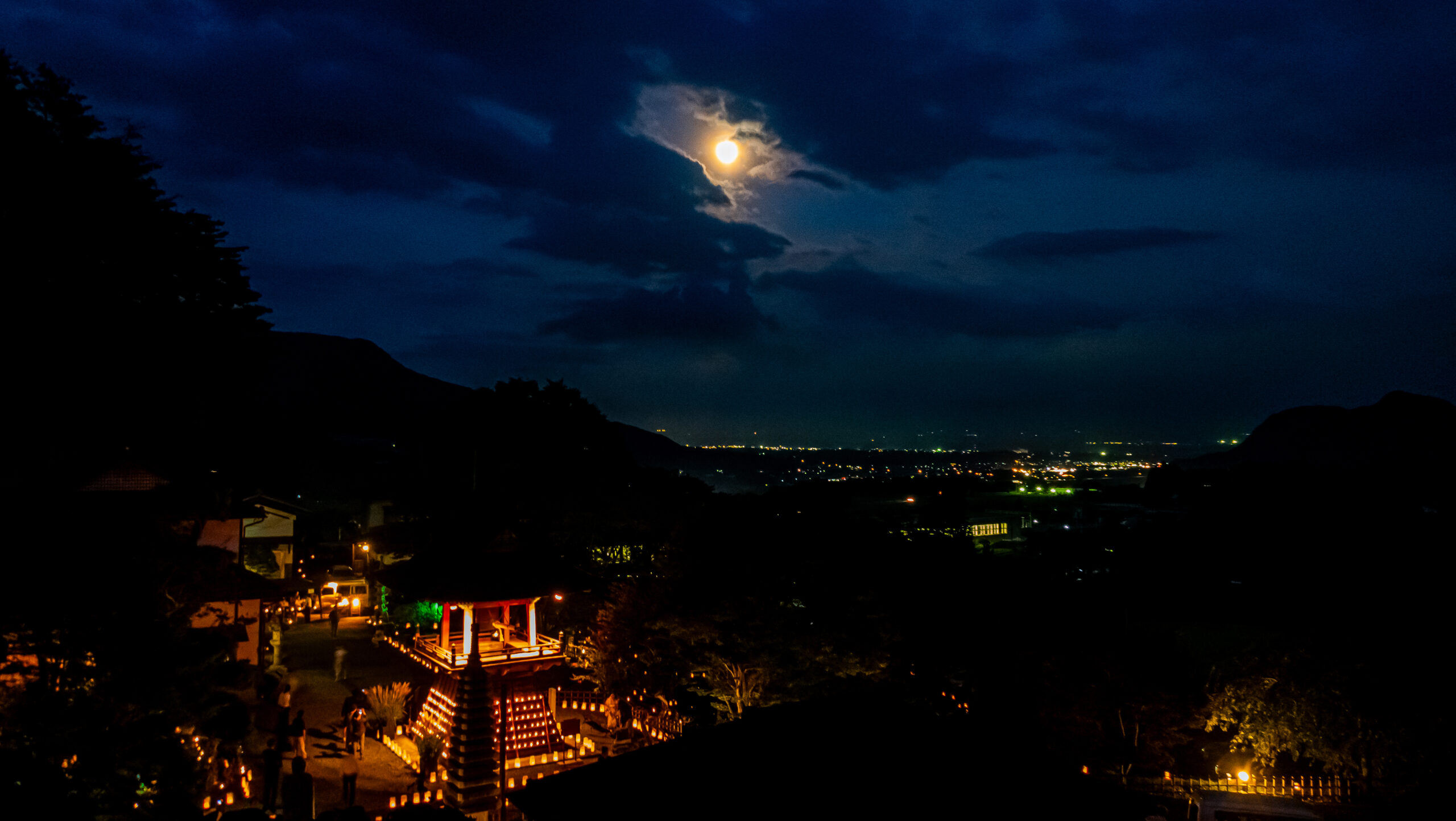 中秋の名月・指月会～月夜野嶽林寺・群馬県みなかみ町～ニッポンを歩