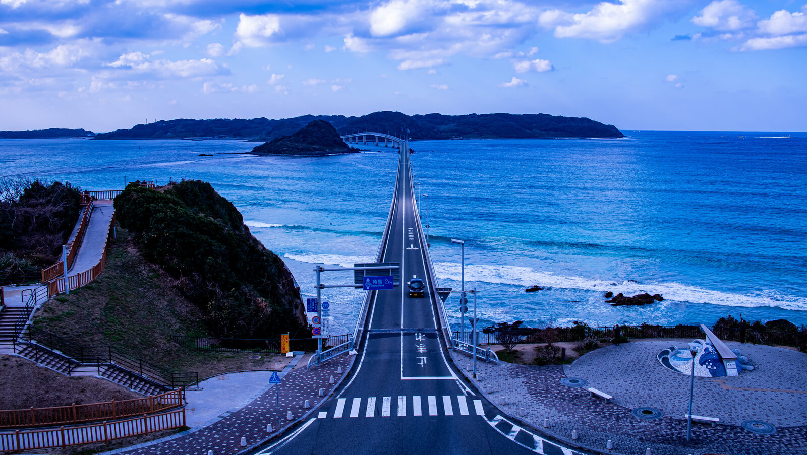 海上橋は水平線の先まで～角島大橋・山口県下関市～ニッポンを歩こう