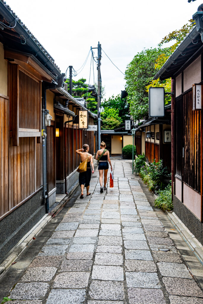 石塀小路、ルールは守られているようだ
