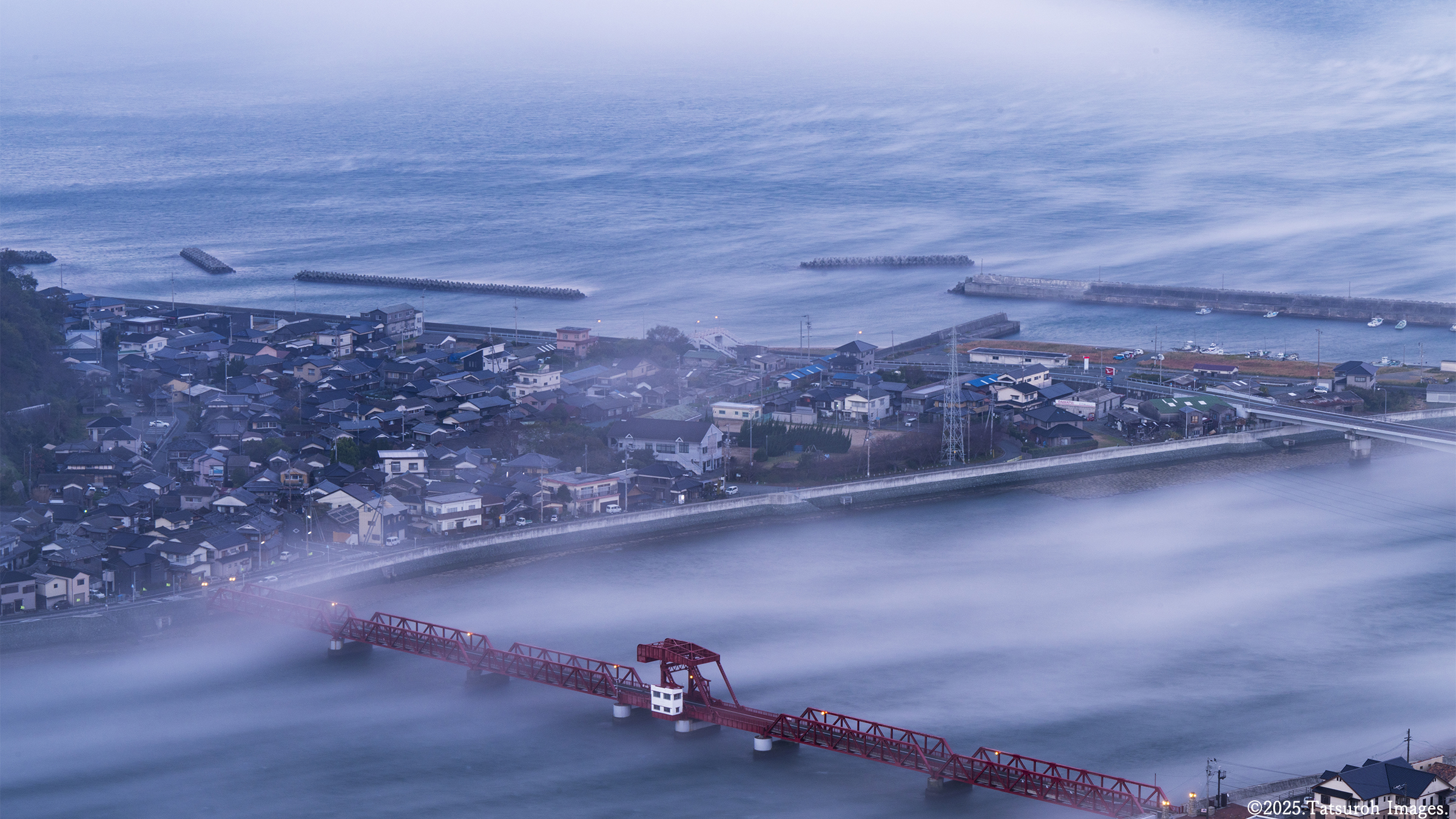 大和橋付近から発生する蒸気霧④