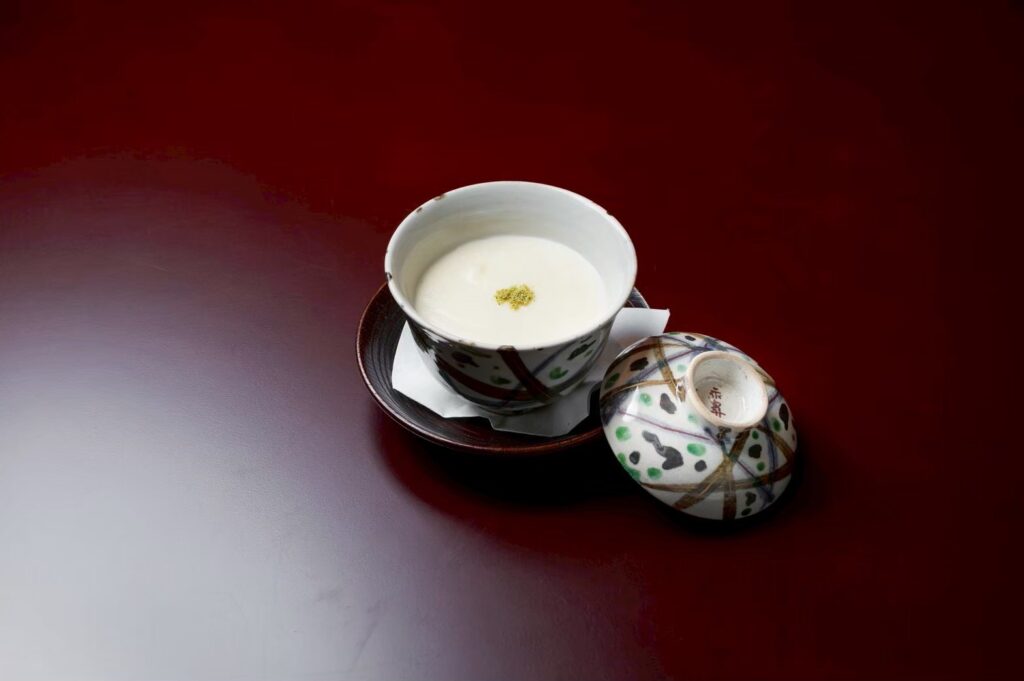 四代目の技~蜆茶碗蒸し、カリフラワー擂流し