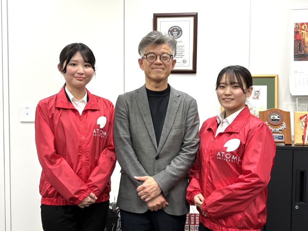 「ワクワク」と「行動のきっかけ」を胸に。左から畠山さん、盛崎社長、磯田さん