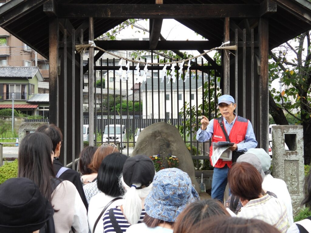 場内に残る馬頭観音