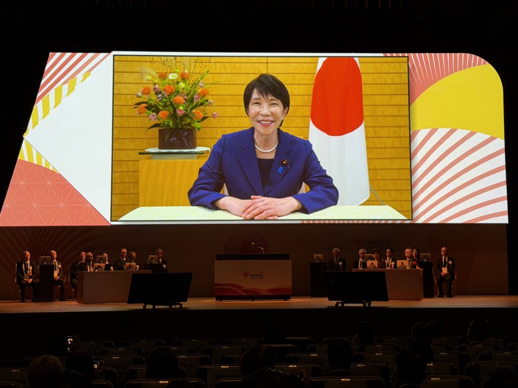 ビデオメッセージを寄せた高市早苗首相